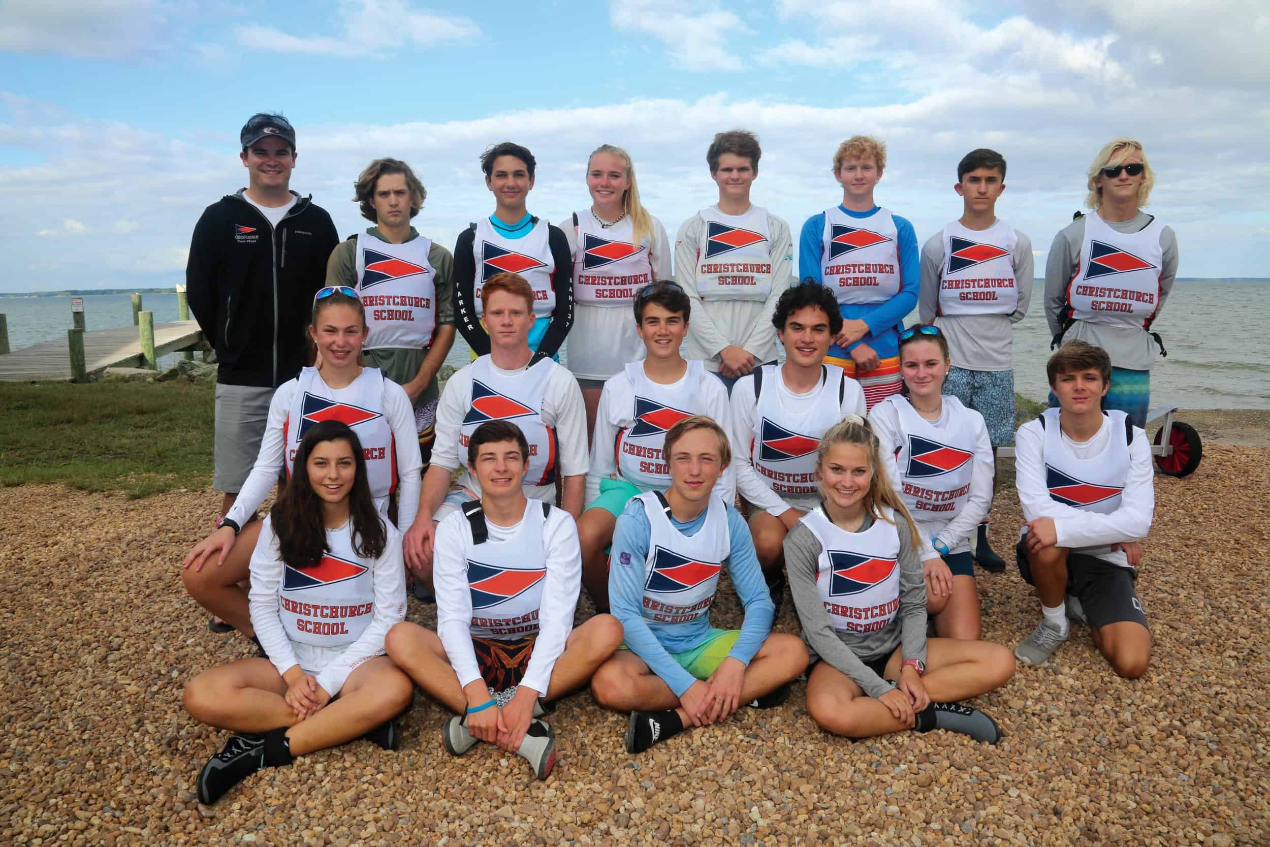  The 2018 Christchurch sailing team 