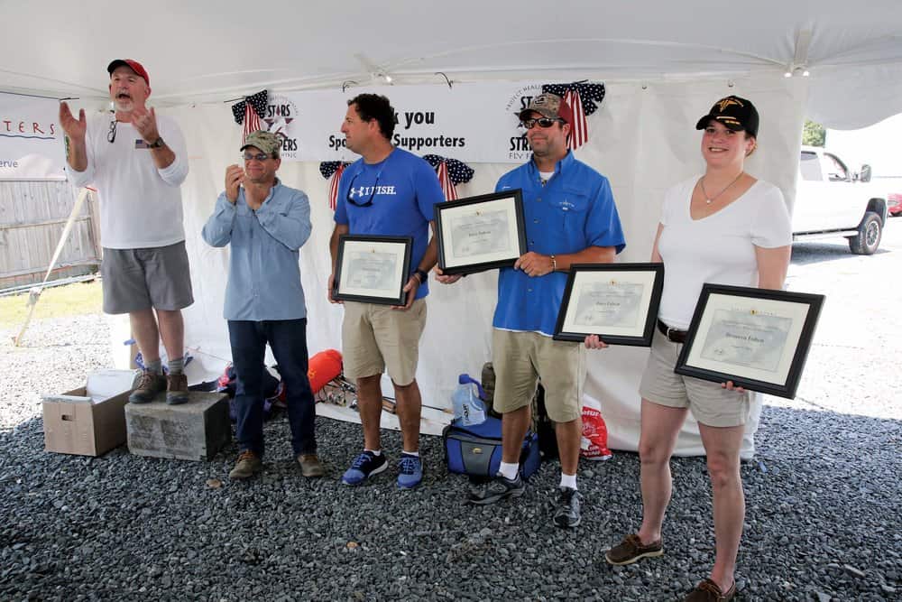  The Fulton family accepts awards for service to the program. Photo by Martin image photography. 