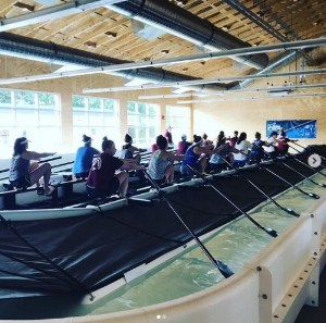 Washington College Women’s Rowing posted this shot of the new tank in action, in its Instagram page. 