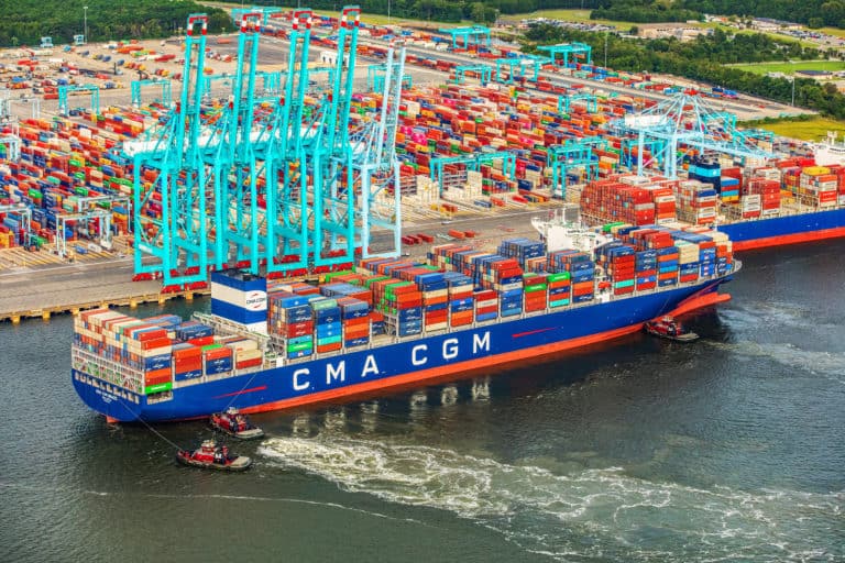 East Coast's Largest Container Ship Ever Calls on Port of Virginia ...