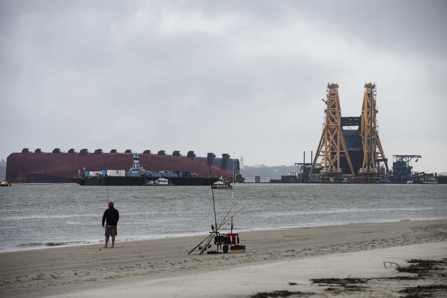 Shipwreck Removal Begins 1 Year After Baltimore Bound Auto Carrier 