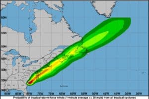 Tropical Storm Elsa Predictions for Chesapeake Bay