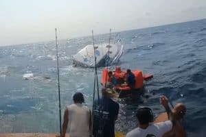 VIDEO: White Marlin Open Anglers Rescued Offshore by Competitors as Boat Sinks
