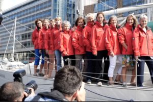 VIDEO: All-Female Round the World Race Boat Maiden to Visit Bay Ports