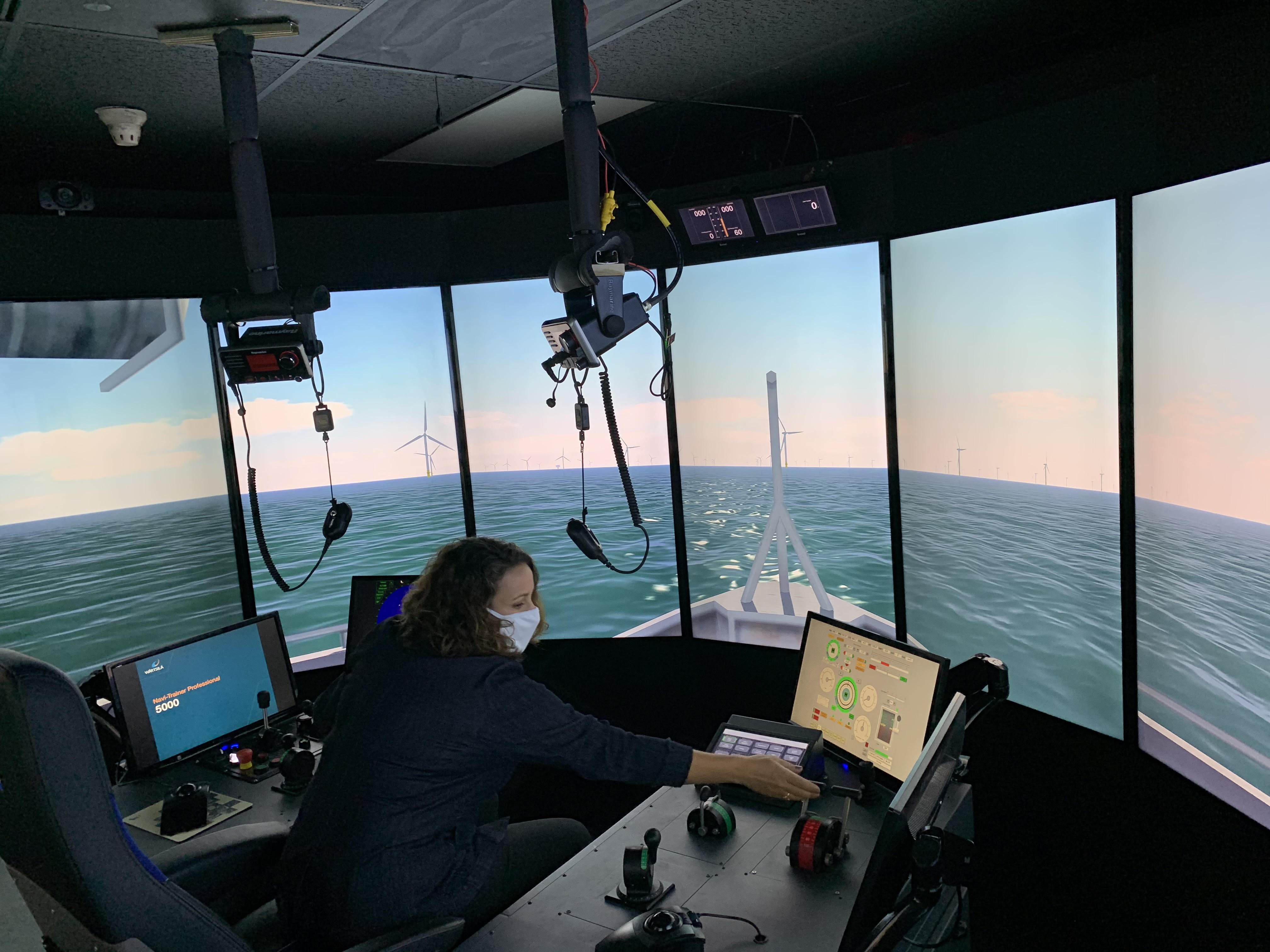 VIDEO: Cutting-Edge Simulator Allows Captains to Train for Offshore Wind Navigation
