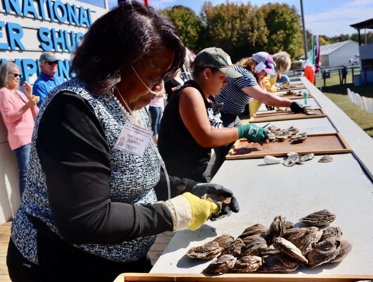 U.S. Oyster Shucking Champs Crowned at St. Mary's Festival Chesapeake