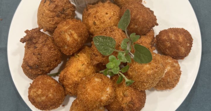Hush Puppies & Crab Balls with Remoulade Sauce