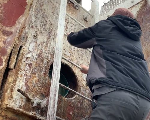 VIDEO: New Lighthouse Owner Steps Inside for the First Time