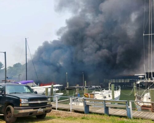 Boats Burn after Apparent Explosion at Southern MD Marina