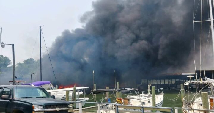 Boats Burn after Apparent Explosion at Southern MD Marina