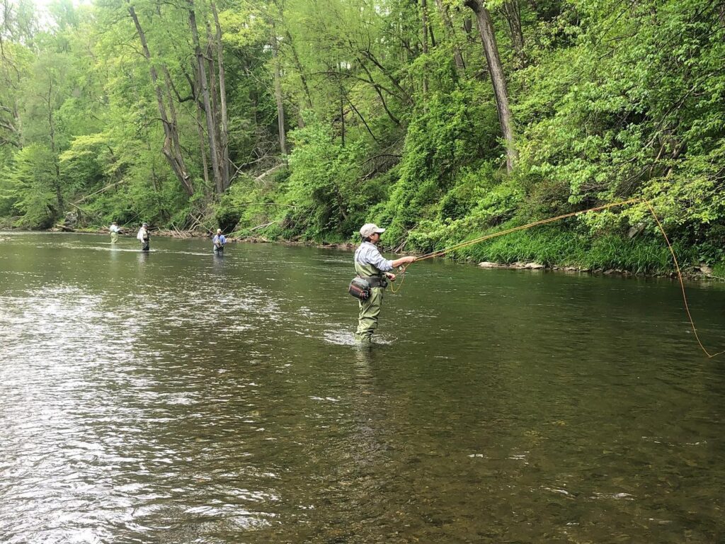 WI Women Fish event on Wolf River