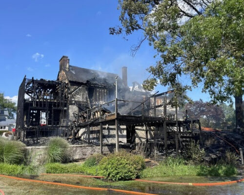 Historic Gun Club-Turned-Mansion Destroyed in Fire Along North East River