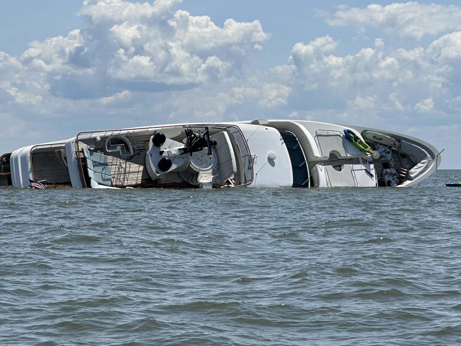 PHOTOS: Five Rescued from Capsized Superyacht in West River ...