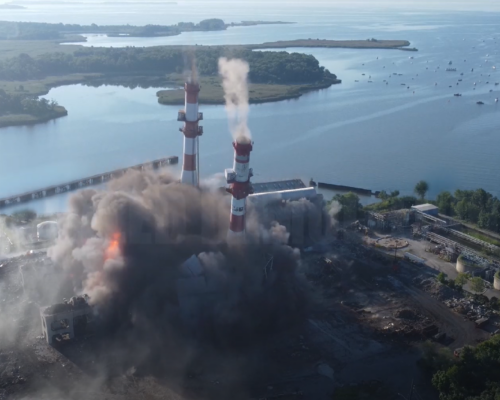 Middle River Power Station, Demolished in 2022, Makes Way for a Waterfront Park