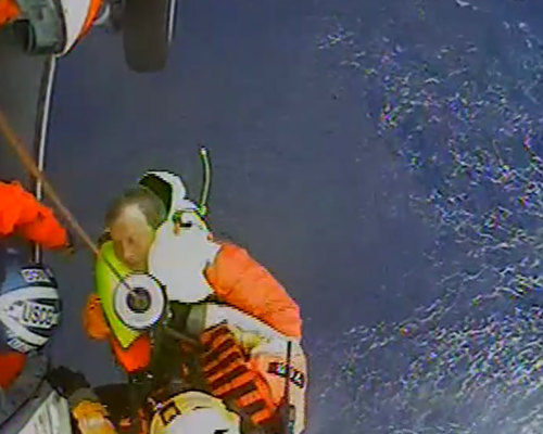 VIDEO: Sailors Rescued from 59-Ft. Sailboat 150+ Miles Off Coast after Leaving Virginia Beach