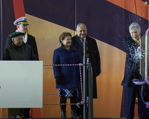 Virginia-Class Nuclear Submarine Christened in Newport News