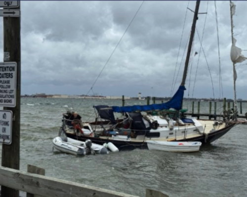 VIDEO: Man Rescued from Sailboat in Norfolk During Gale-Force Conditions