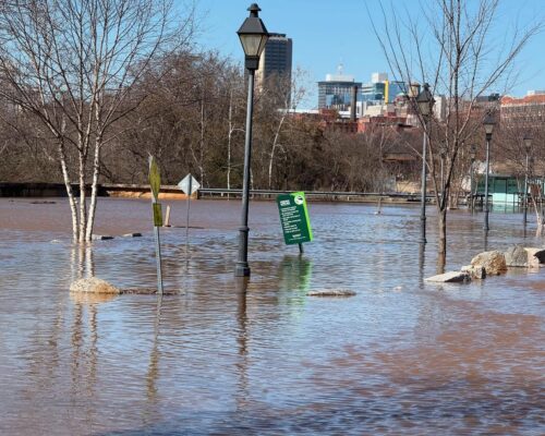 Amid Multiple Winter Storms, Flooding Prompts Richmond to Close Floodwall for First Time in Five Years